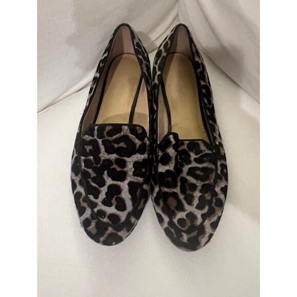Talbots cow hair loafers with animal print - Picture 2 of 4